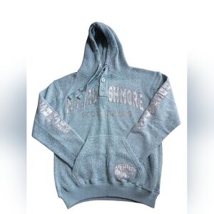 Pacific & Co‎ Rushmore Soft Blue Cowl Neck Sweater Sz S